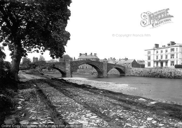 Photo of Llanrwst, Y Bont Fawr Bridge And The Victoria Hotel 1892