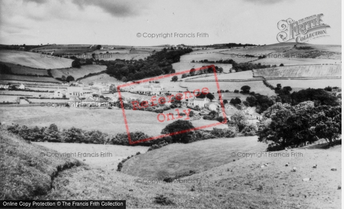 Photo of Llansannan, General View 1955
