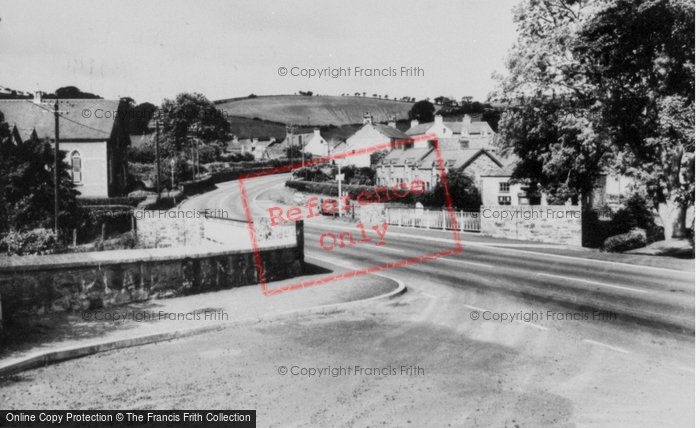 Photo of Llansannan, Main Road From The Bridge c.1955