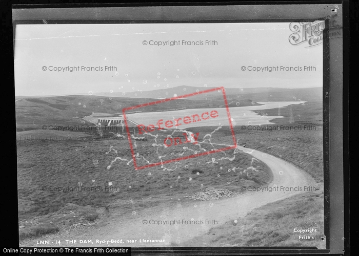 Photo of Llansannan, Rhaeadr Y Bedd, The Dam c.1955