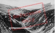 River Aled From The Dam c.1955, Llansannan