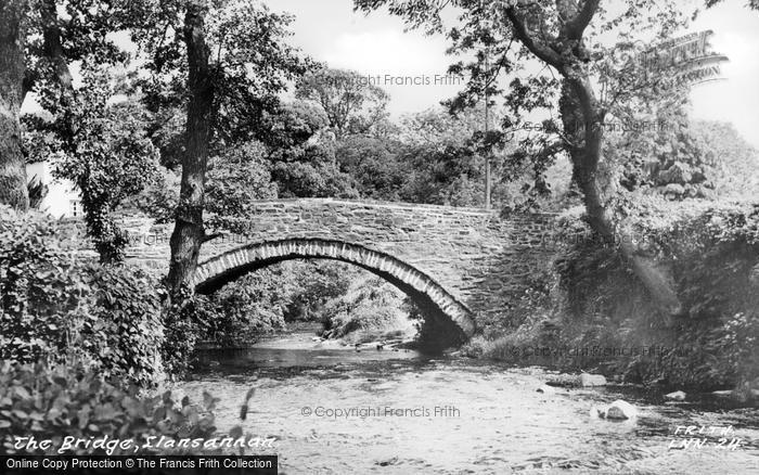 Photo of Llansannan, The Bridge c.1955