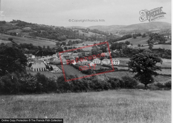 Photo of Llansannan, View From South c.1955