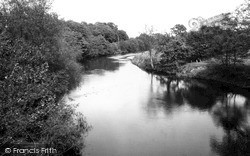 Llansantffraid-Ym-Mechain, The River Vyrnwy c.1960, Llansanffraid-Ym-Mechain