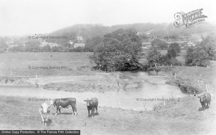 Photo of Llansantffraid Ym Mechain, View From River Cain c.1955