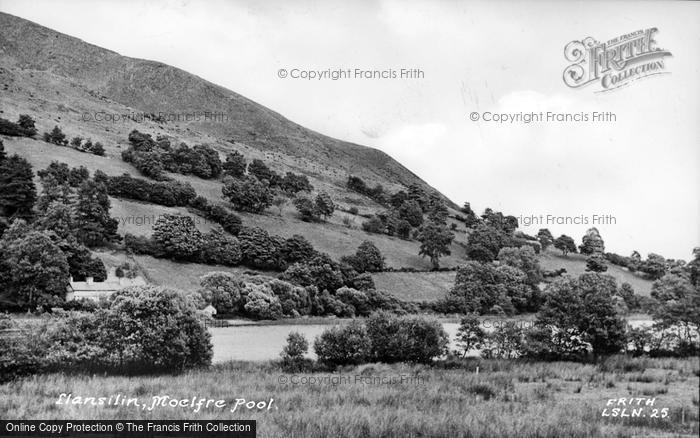Photo of Llansilin, Moelfre Pool c.1955