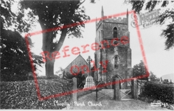 St Silin's Church c.1950, Llansilin