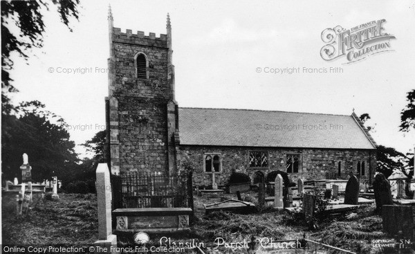 Photo of Llansilin, St Sillin's Church c.1950
