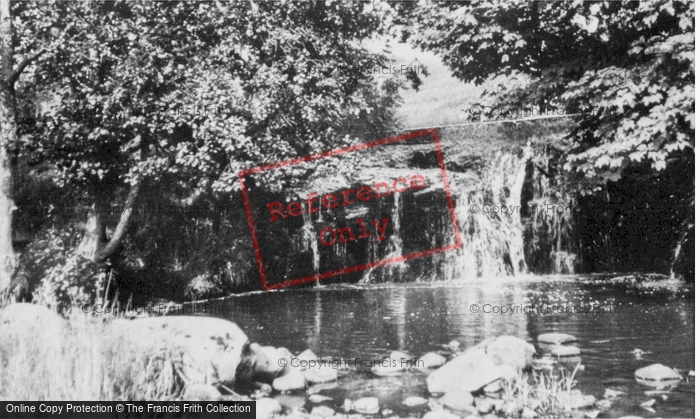 Photo of Llansilin, The Waterfall c.1955