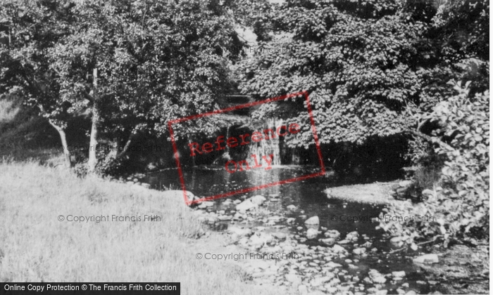 Photo of Llansilin, The Waterfall c.1955