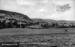 View From Oswestry Road c.1950, Llansilin