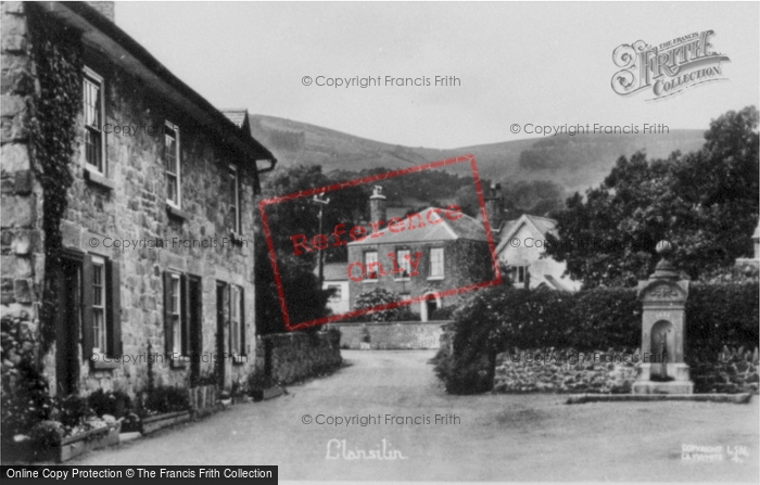 Photo of Llansilin, Village And Fountain c.1950