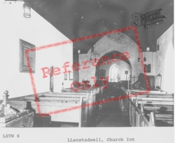 St Tudwal's Church Interior c.1955, Llanstadwell