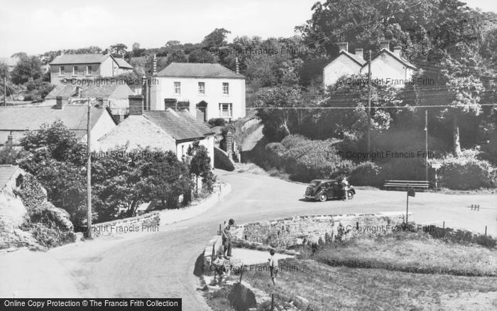 Photo of Llansteffan, Bridge End c.1955
