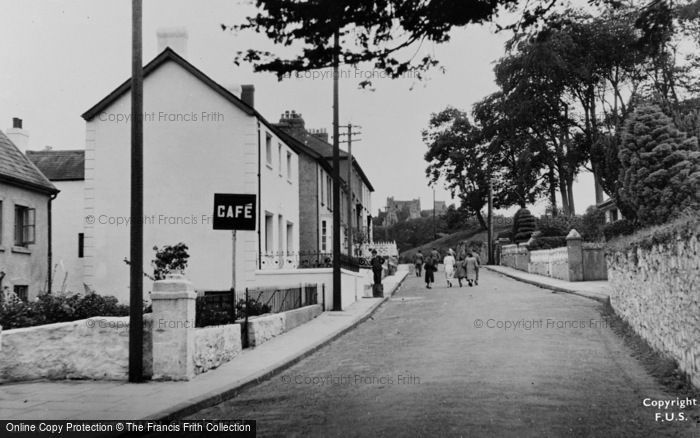 Photo of Llansteffan, Church Street c.1955