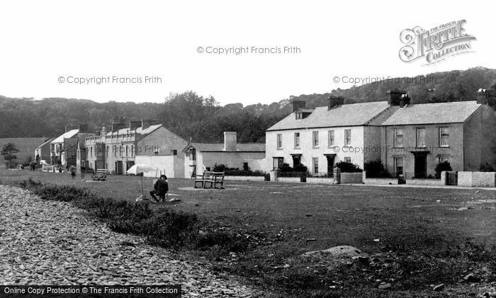 Photo of Llansteffan, Cottages By The Beach 1893