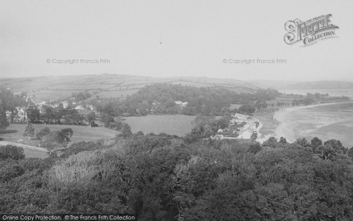 Photo of Llansteffan, From The Castle 1893