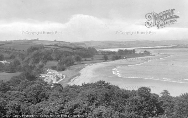 Photo of Llansteffan, River Towy From The Castle 1925