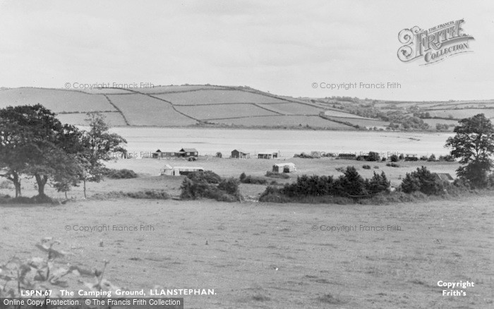 Photo of Llansteffan, The Camping Ground c.1960