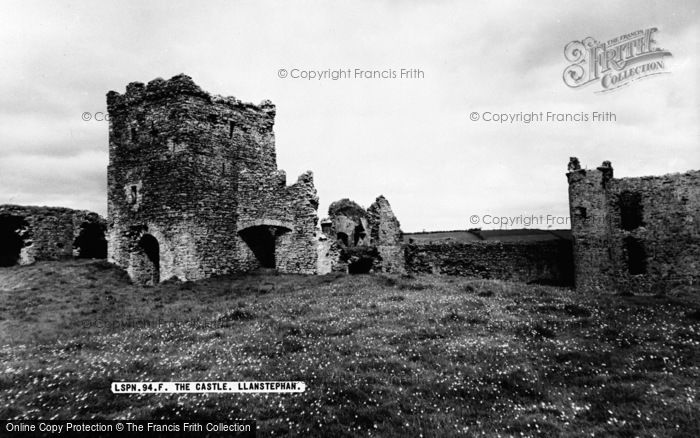 Photo of Llansteffan, The Castle c.1960