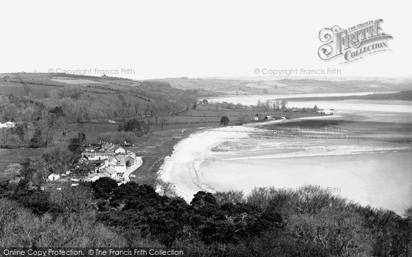 Photo of Llansteffan, The Two Bays 1936
