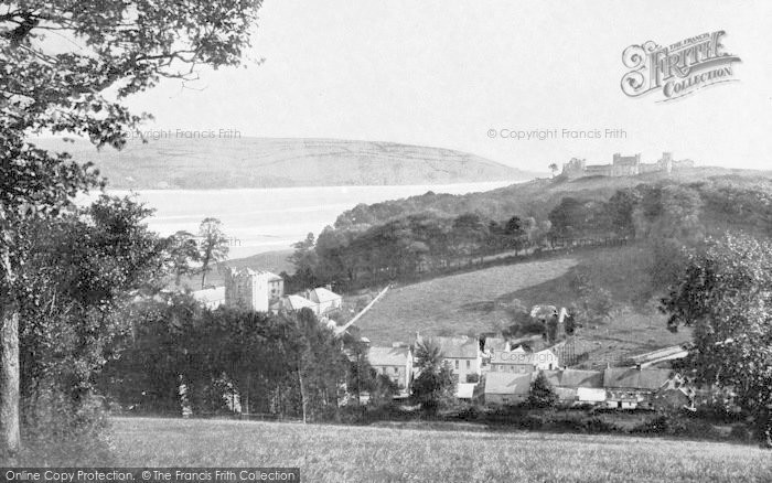 Photo of Llansteffan, Village And River Towy 1893