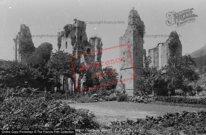 Photo of Llanthony, Abbey East End 1893