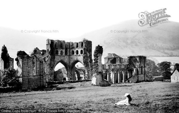 Photo of Llanthony, The Abbey North East 1893
