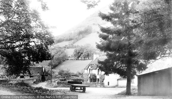 Photo of Llanthony, The Post Office c.1930