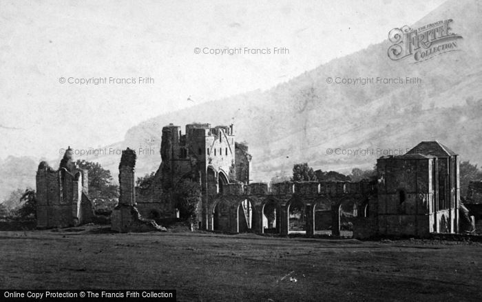 Photo of Llanthony, The Priory, From The North West 1893