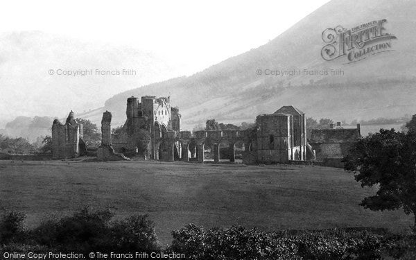 Photo of Llanthony, The Priory, From The North West 1893