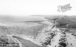 Beach And Cliffs c.1965, Llantwit Major