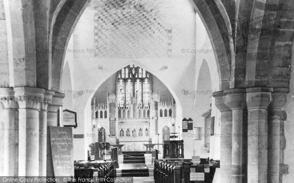 Photo of Llantwit Major, Church Interior 1936