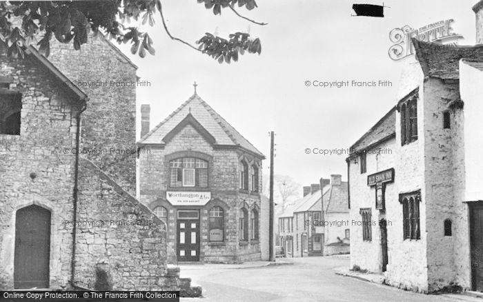 Photo of Llantwit Major, Town Hall And Old Swan Inn c.1960
