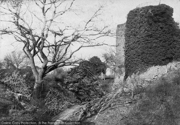 Photo of Llanvetherine, White Castle c.1890