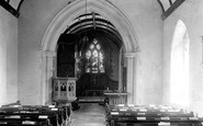 Llanwenarth, Church Interior 1898
