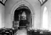 Church Interior 1898, Llanwenarth