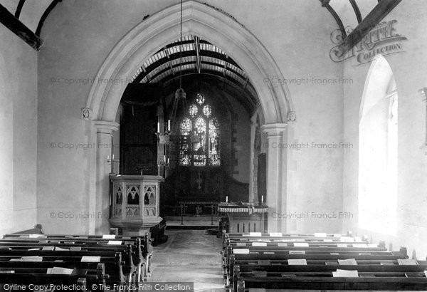 Photo of Llanwenarth, Church Interior 1898