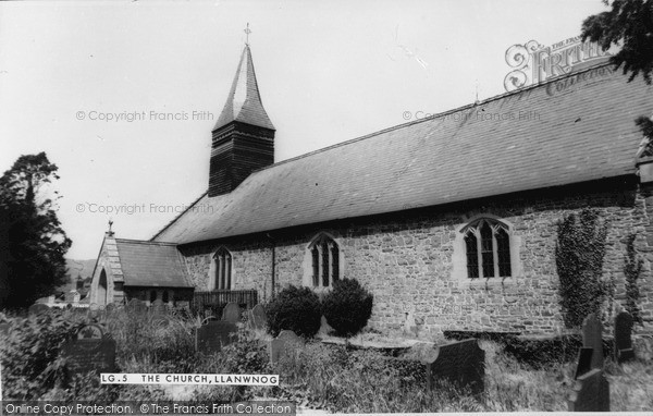 Photo of Llanwnog, Church Of St Gwynog c.1955