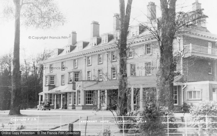 Photo of Llanwrtyd Wells, Abernant Hotel c.1935