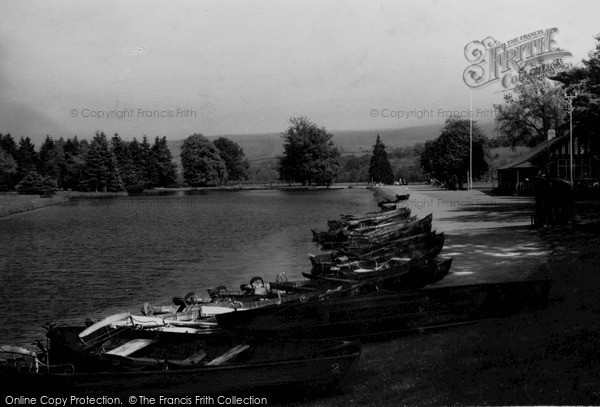 Photo of Llanwrtyd Wells, Abernant Lake c.1940