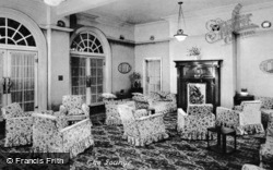 Abernant Lake Hotel, The Lounge c.1955, Llanwrtyd Wells
