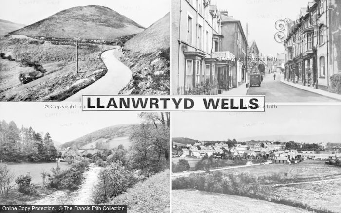 Photo of Llanwrtyd Wells, Composite c.1960