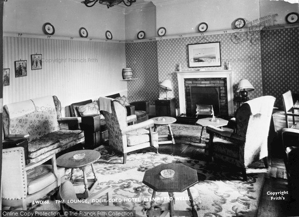 Photo of Llanwrtyd Wells, Dol Y Coed Hotel, The Lounge c.1960