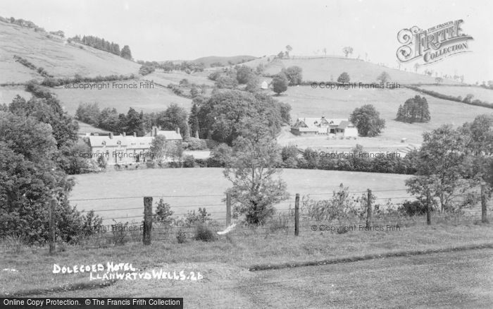 Photo of Llanwrtyd Wells, Dolecoed Hotel c.1930