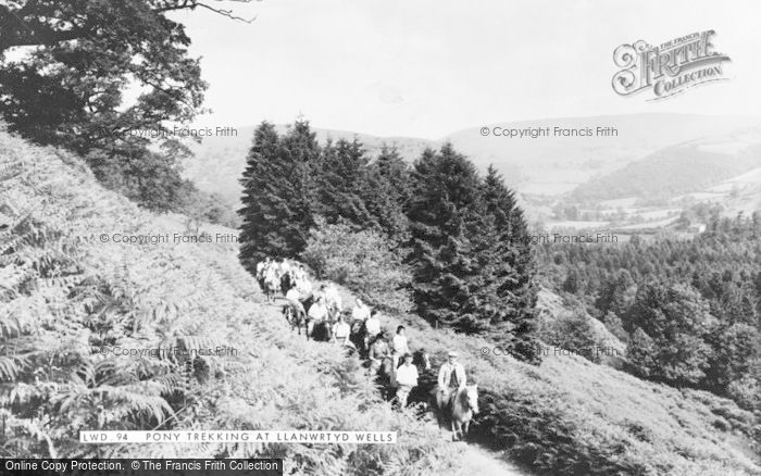 Photo of Llanwrtyd Wells, Pony Trekking c.1960