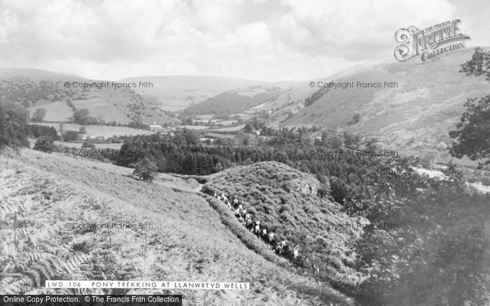 Photo of Llanwrtyd Wells, Pony Trekking c.1960