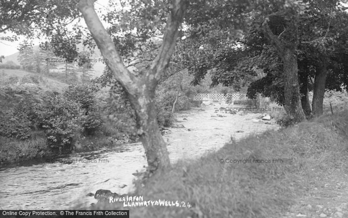 Photo of Llanwrtyd Wells, River Irfon c.1930