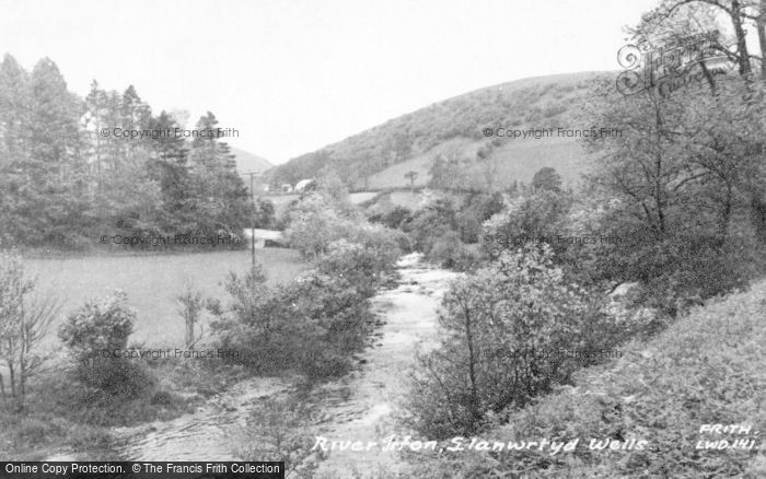 Photo of Llanwrtyd Wells, River Irfon c.1960