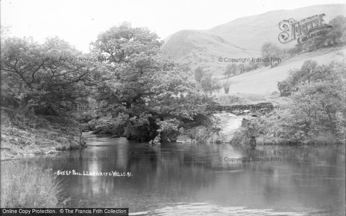Photo of Llanwrtyd Wells, Sheep Pool c.1930